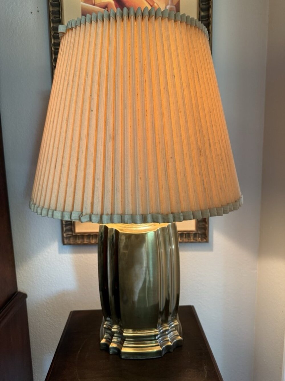 Frederick Cooper Chicago Art Deco Revival/ Hollywood Regency Brass Table Lamps